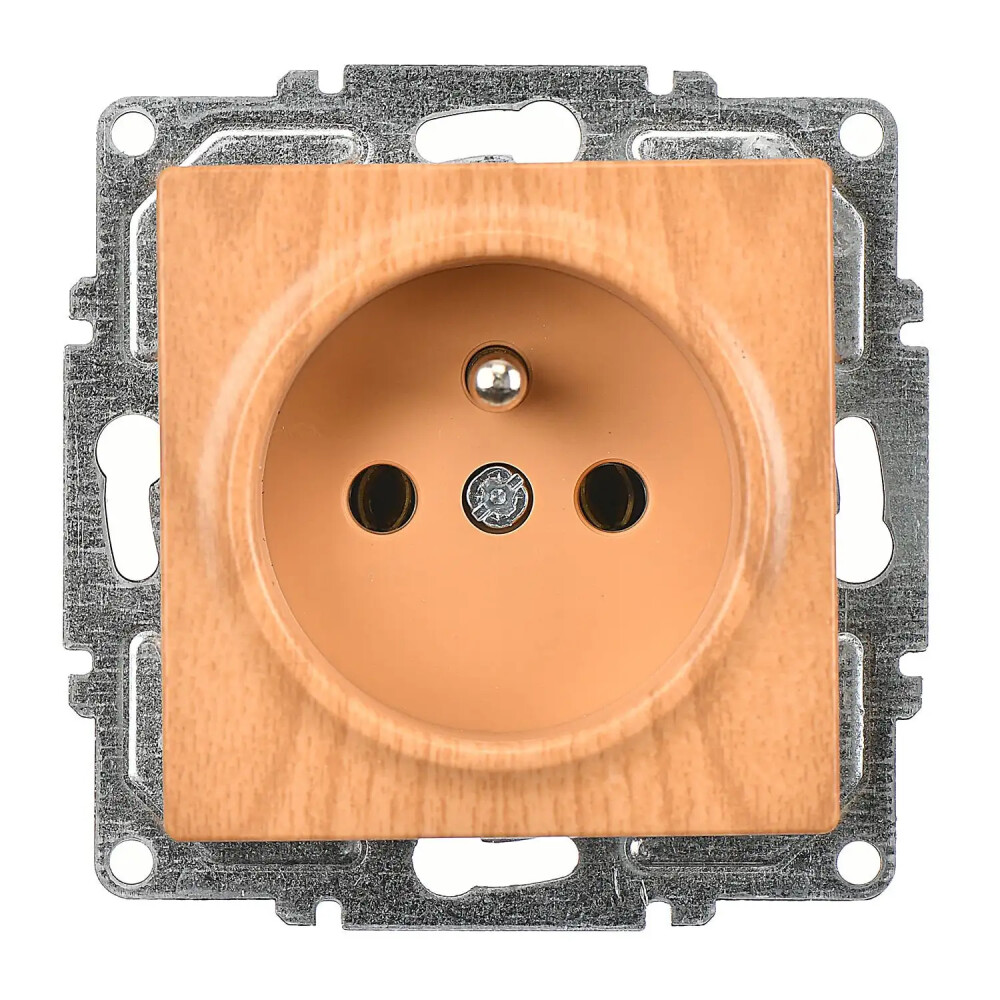 Visage UPS Priz, Akçaağaç (Mekanizma + Tuş/Kapak) - Günsan Elektrik