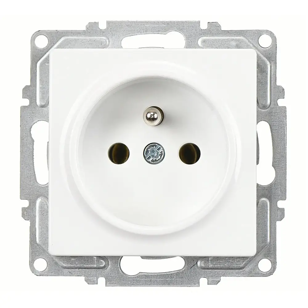 Visage UPS Priz (klipsli), Beyaz (Mekanizma + Tuş/Kapak) 