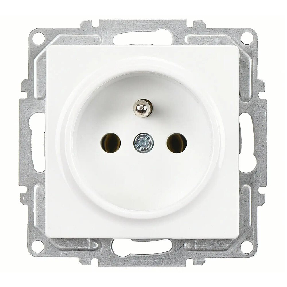 Visage UPS Priz (klipsli), Beyaz (Mekanizma + Tuş/Kapak) - Günsan Elektrik