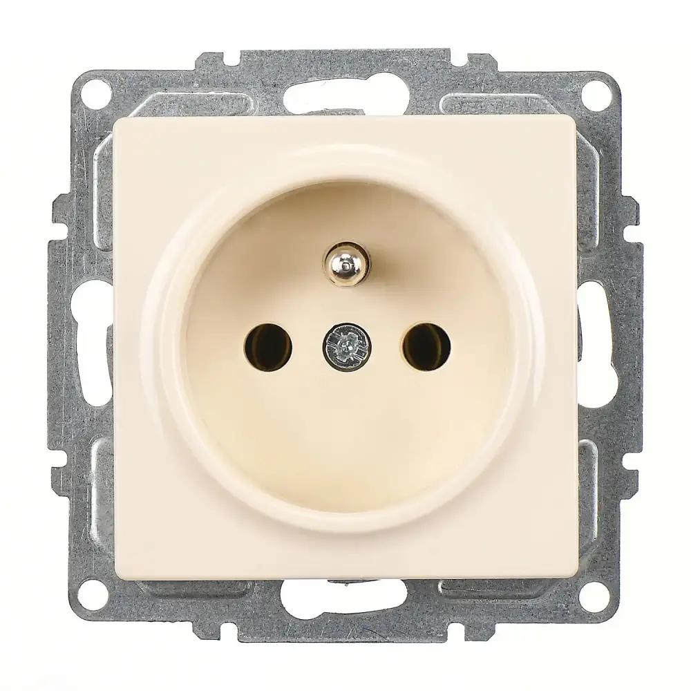 Visage UPS Priz, Krem (Mekanizma + Tuş/Kapak) - 1