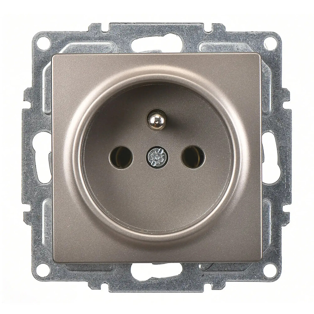 Visage UPS Priz, Mocha (Mekanizma + Tuş/Kapak) - Günsan Elektrik