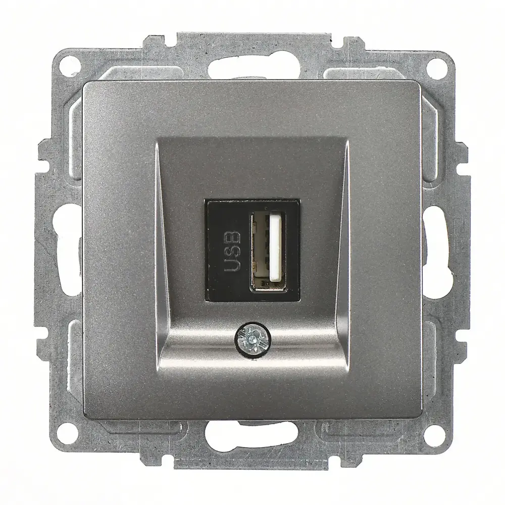 Visage USB Data Prizi, Füme (Mekanizma + Tuş/Kapak) 