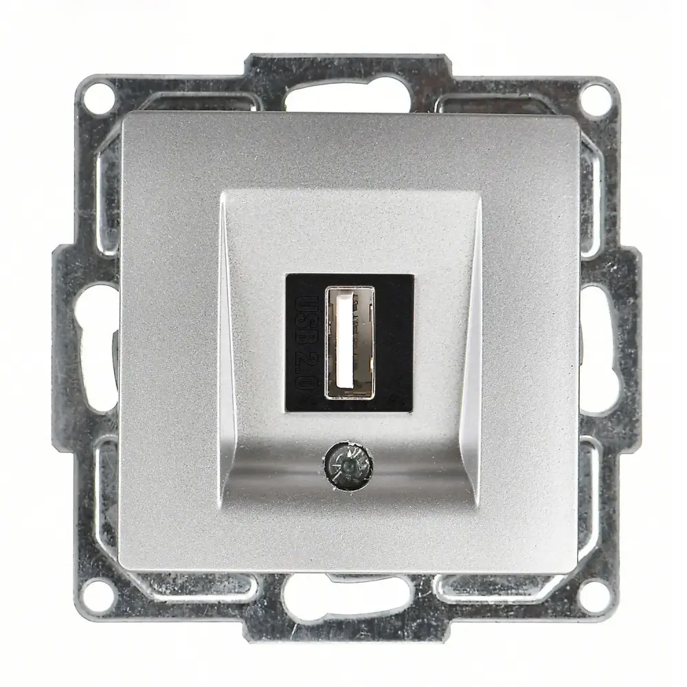 Visage USB Data Prizi, Gümüş (Mekanizma + Tuş/Kapak) - 1