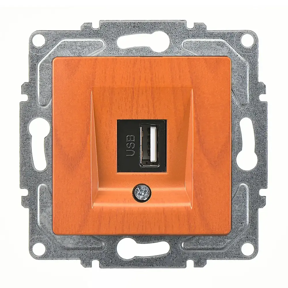 Visage USB Data Prizi, Meşe (Mekanizma + Tuş/Kapak) 