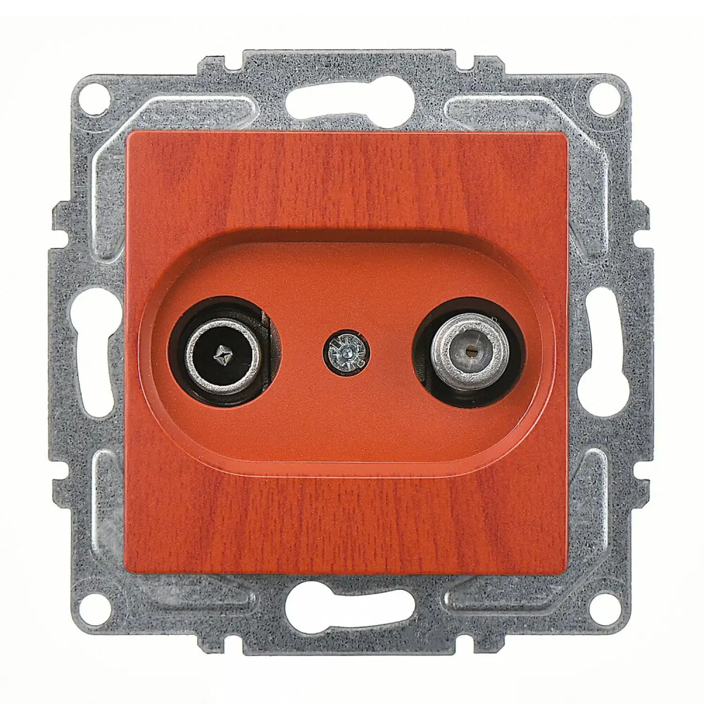 TV-SAT Socket, Ending, Cherry - Günsan Elektrik