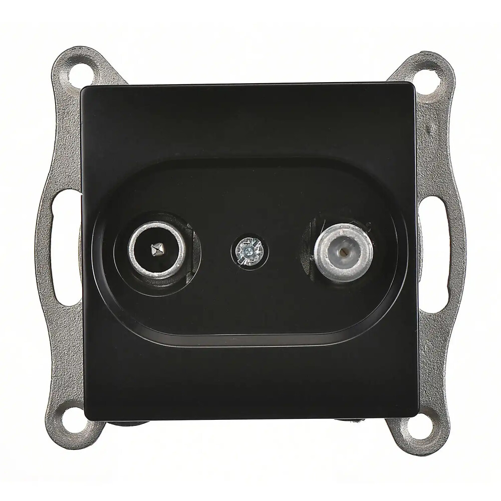 TV-SAT Socket, Ending, M.Black - Günsan Elektrik