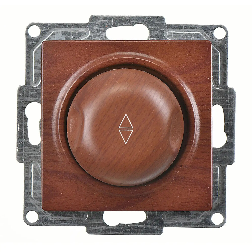 Visage Vavien Dimmer 600VA, Ceviz (Mekanizma + Tuş/Kapak) - Günsan Elektrik