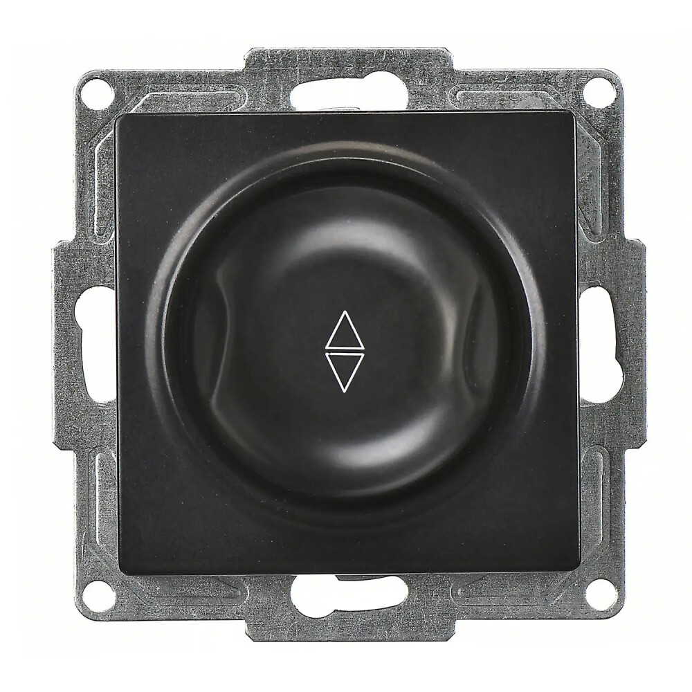 Visage Vavien Dimmer 600VA, Metalik Siyah (Mekanizma + Tuş/Kapak) - Günsan Elektrik