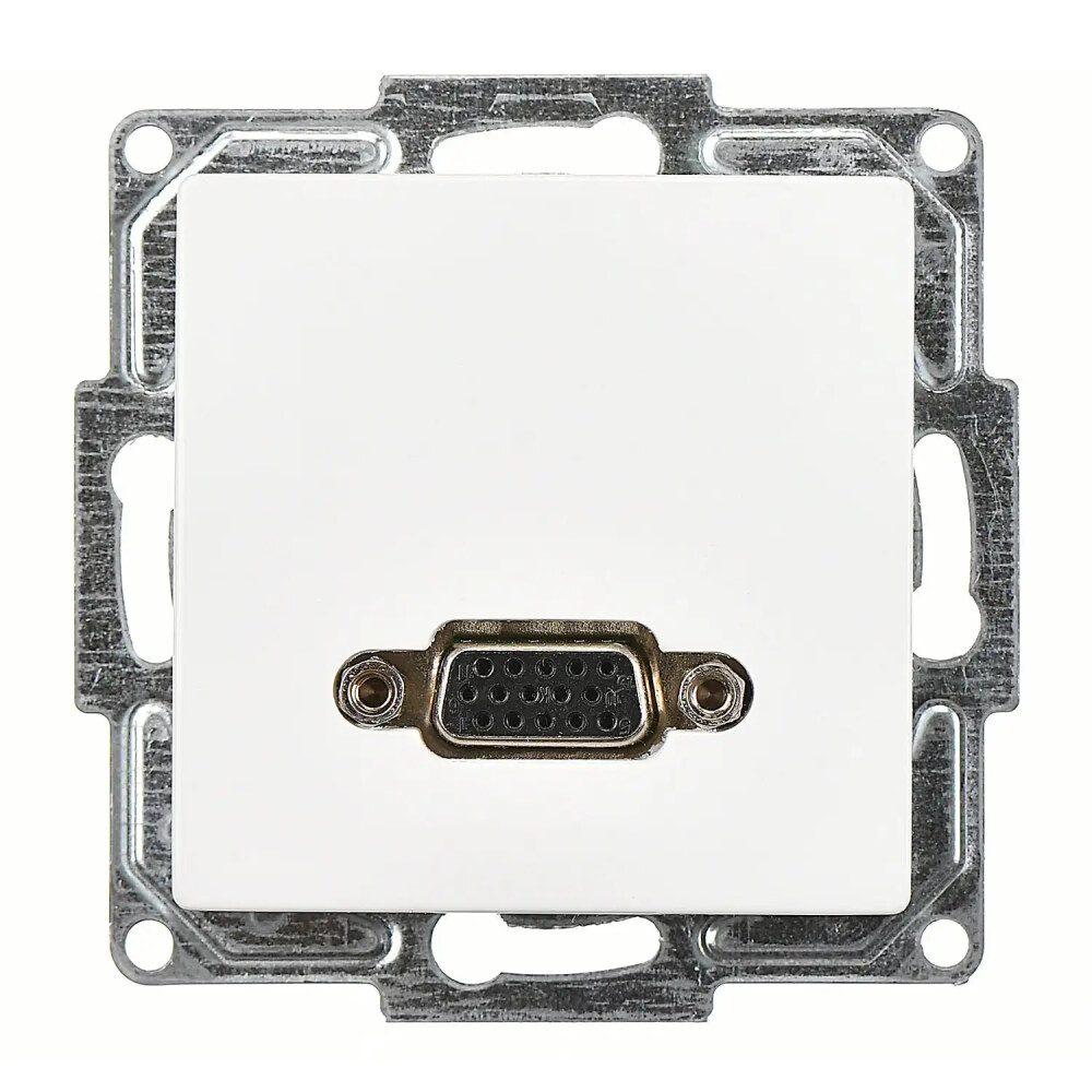 Visage VGA Prizi, Beyaz (Mekanizma + Tuş/Kapak) - Günsan Elektrik