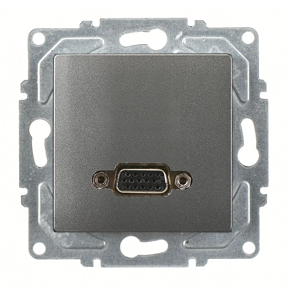 Visage VGA Prizi, Füme (Mekanizma + Tuş/Kapak) - Günsan Elektrik