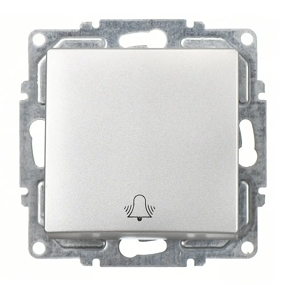 Visage Zil Butonu (klipsli), Gümüş (Mekanizma + Tuş/Kapak) - 1