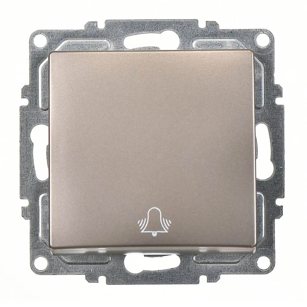 Visage Zil Butonu, Mocha (Mekanizma + Tuş/Kapak) - Günsan Elektrik